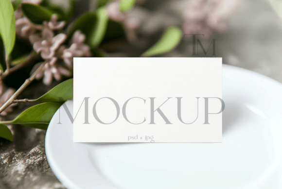 3.5x2 Card Mockup and Blank Place Card Mock: Strategic Tools for Elevating Design Presentations