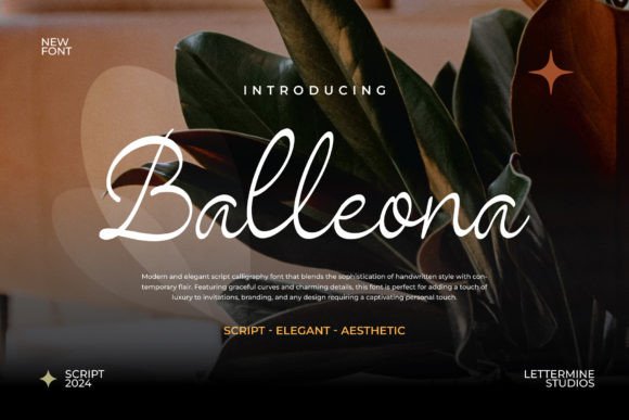 Balleona Font: Elevating Handwritten Elegance in Modern Design