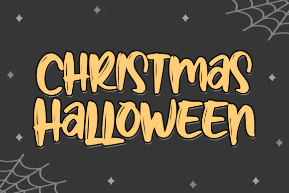 Christmas Halloween: A Versatile Font for Creative Projects