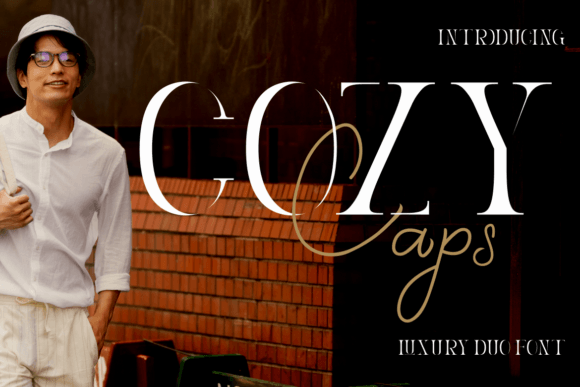 Cozy Caps: A Luxurious Font Duo for Timeless Design