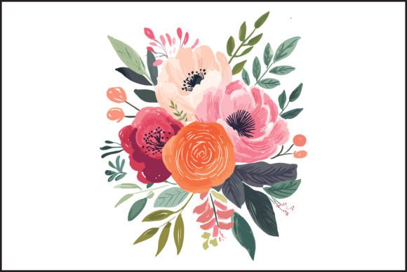 Creative and Colorful Rose Bouquet: A Vibrant Floral Masterpiece for Every Occasion