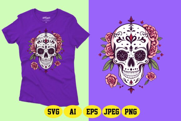 Mexican Day of the Dead SVG T-shirt