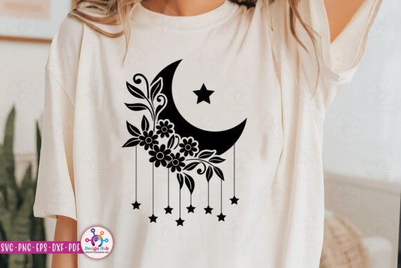 Moon Flower SVG: A Versatile Design Asset for Modern Creators