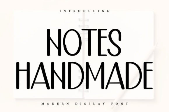 Notes Handmade: A Font That Feels Like a Personal Touch
