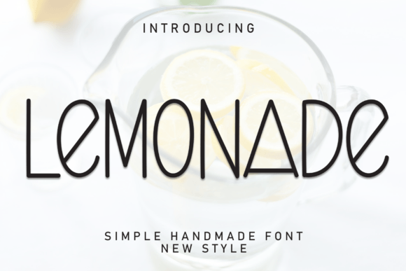 The Elegance of Lemonade: A Script Font for Modern Creativity