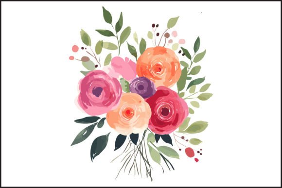 Vibrant Watercolor Rose Bouquet Vector: A Guide to Choosing and Using This Stunning Floral Illustration